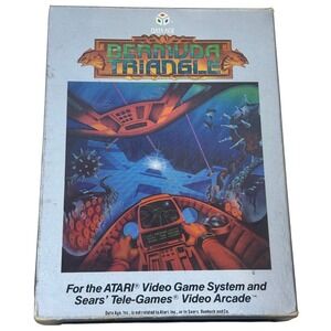 Bermuda Triangle Atari 2600 Data Age Video Game Complete In Box CIB 1982